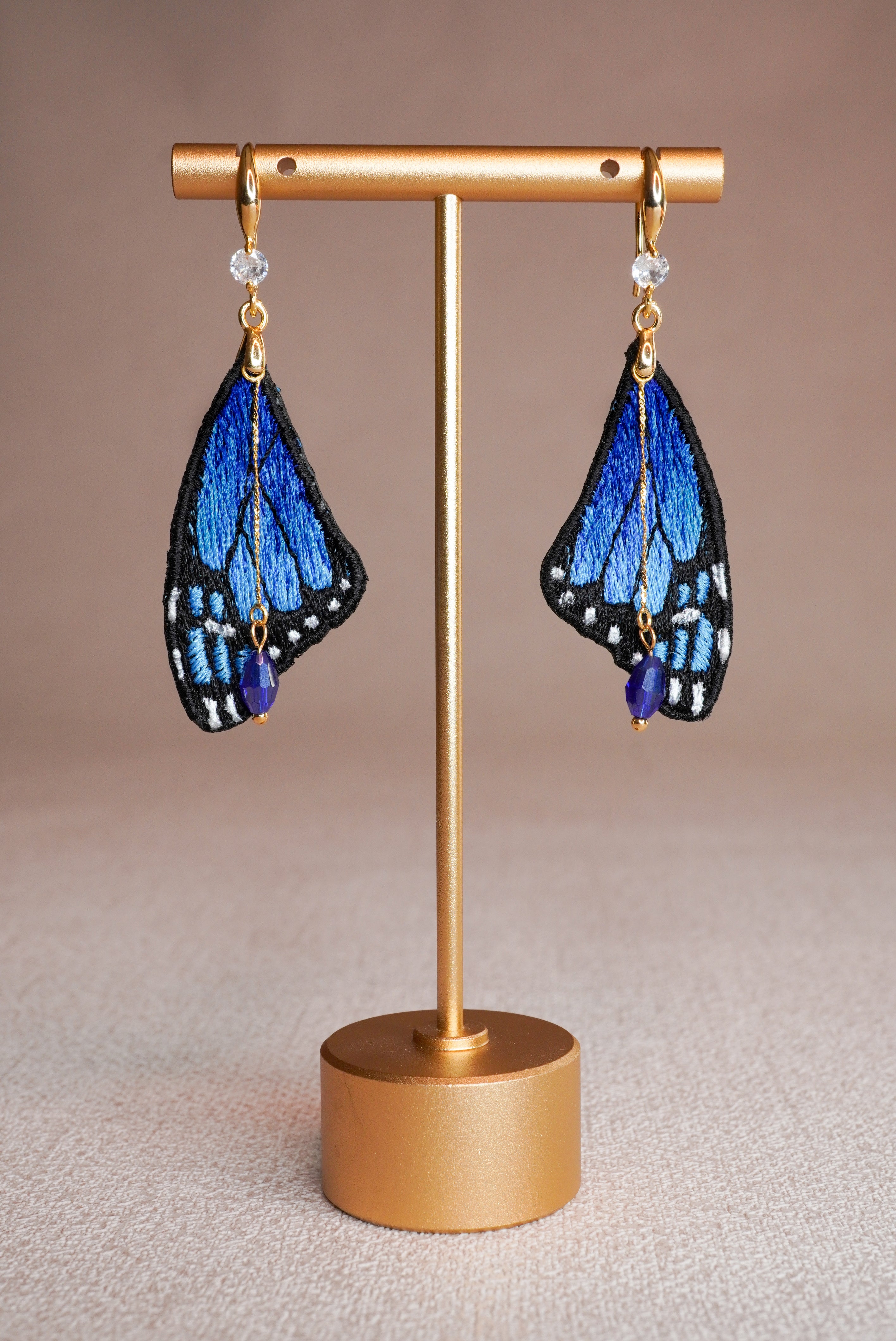 Boucles Ailes de Saphir