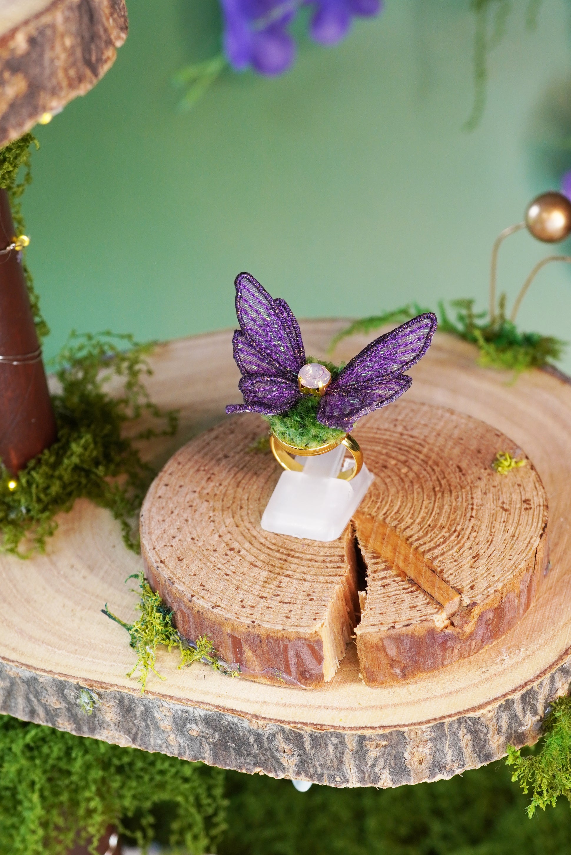 Bague féérique Violette