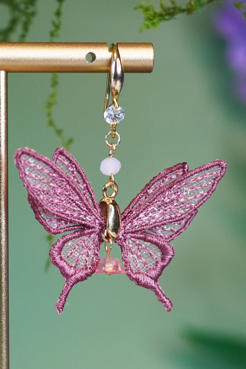 Boucles d'oreilles féériques Nymphe