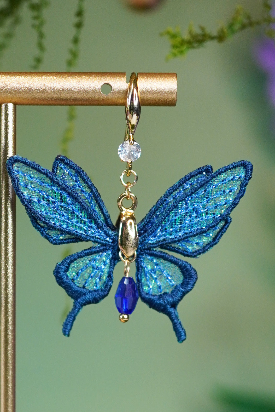 Boucles d'oreilles féériques Azur