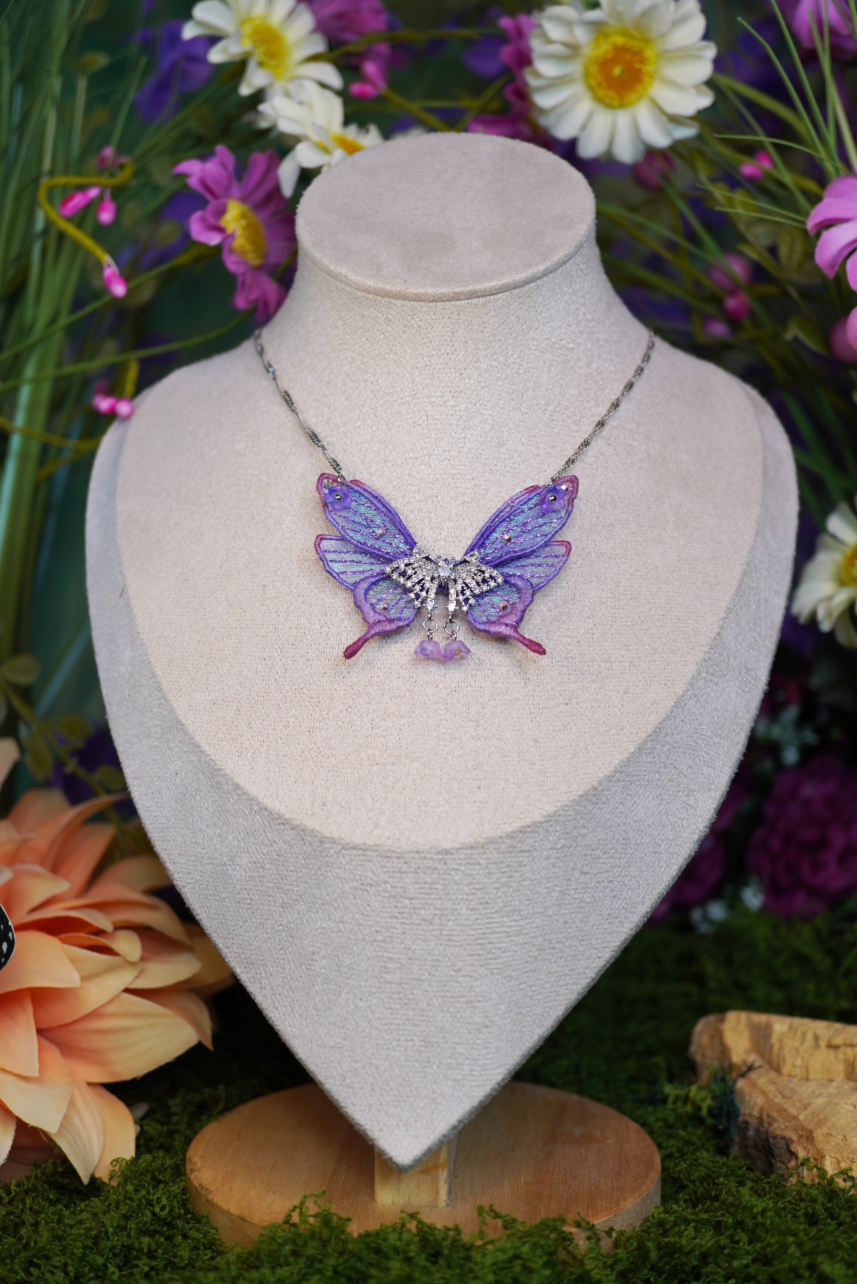 Collier "Reine des Papillons"