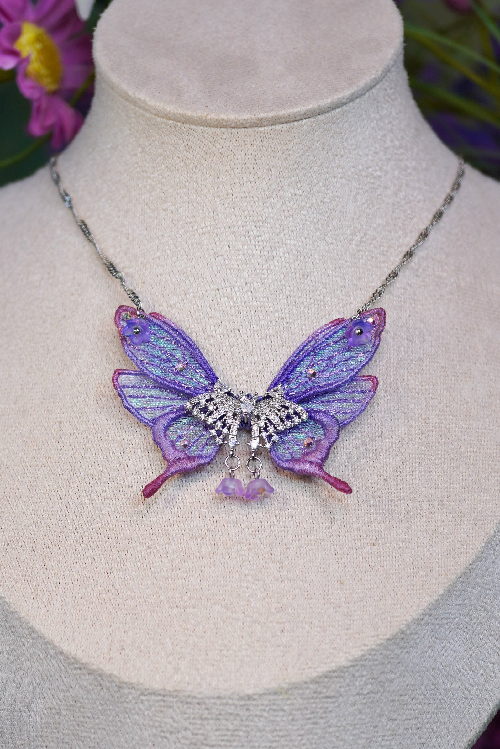 Collier "Reine des Papillons"