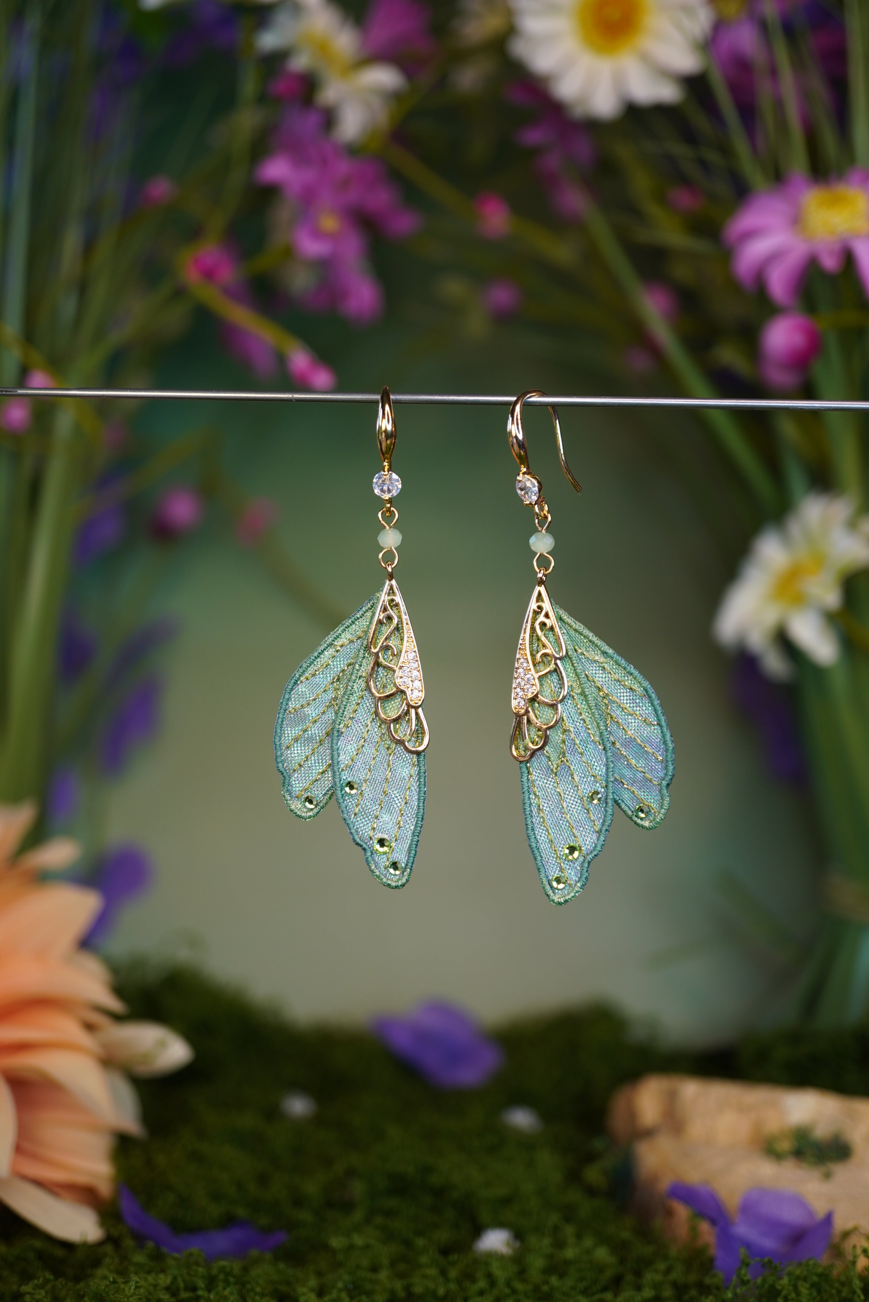Boucles d'oreilles Ailes Féériques