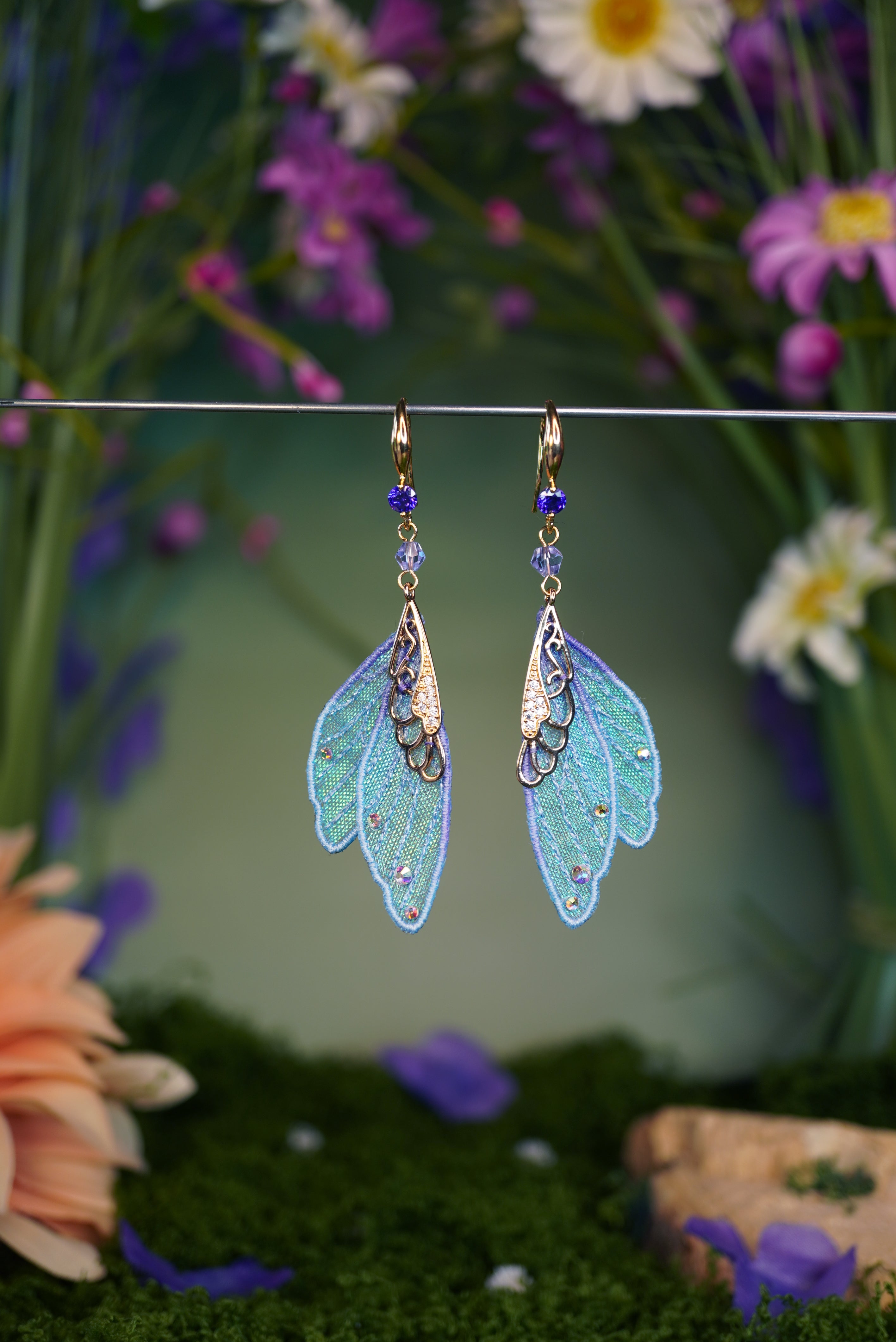 Boucles d'oreilles Ailes Féériques