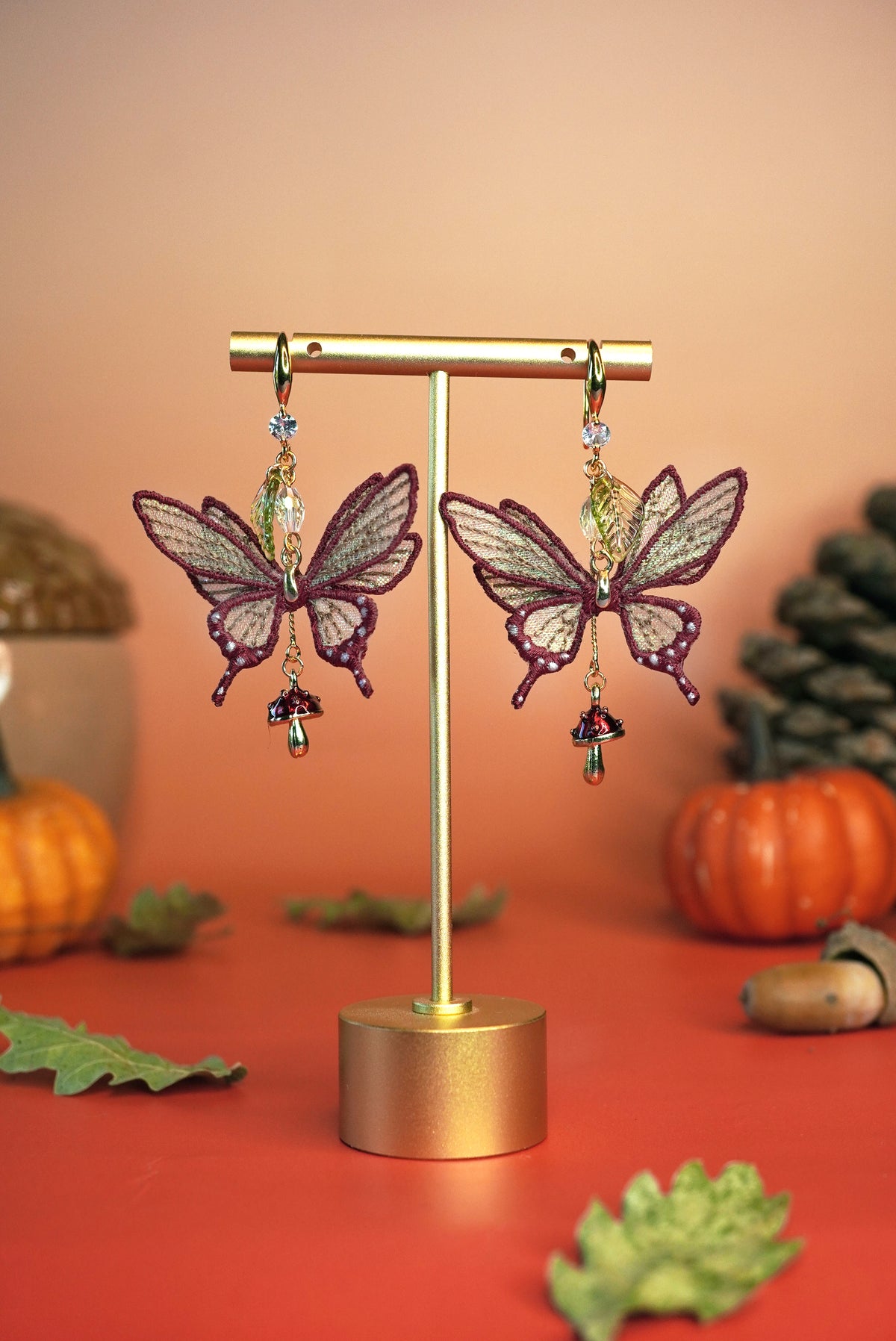 Boucles "Mycelium Enchanté"