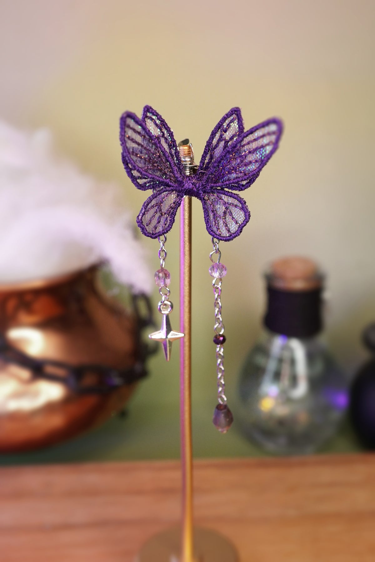 Pince Mini-fée Bijou "Rituel de la Lune" (doré ou argenté)