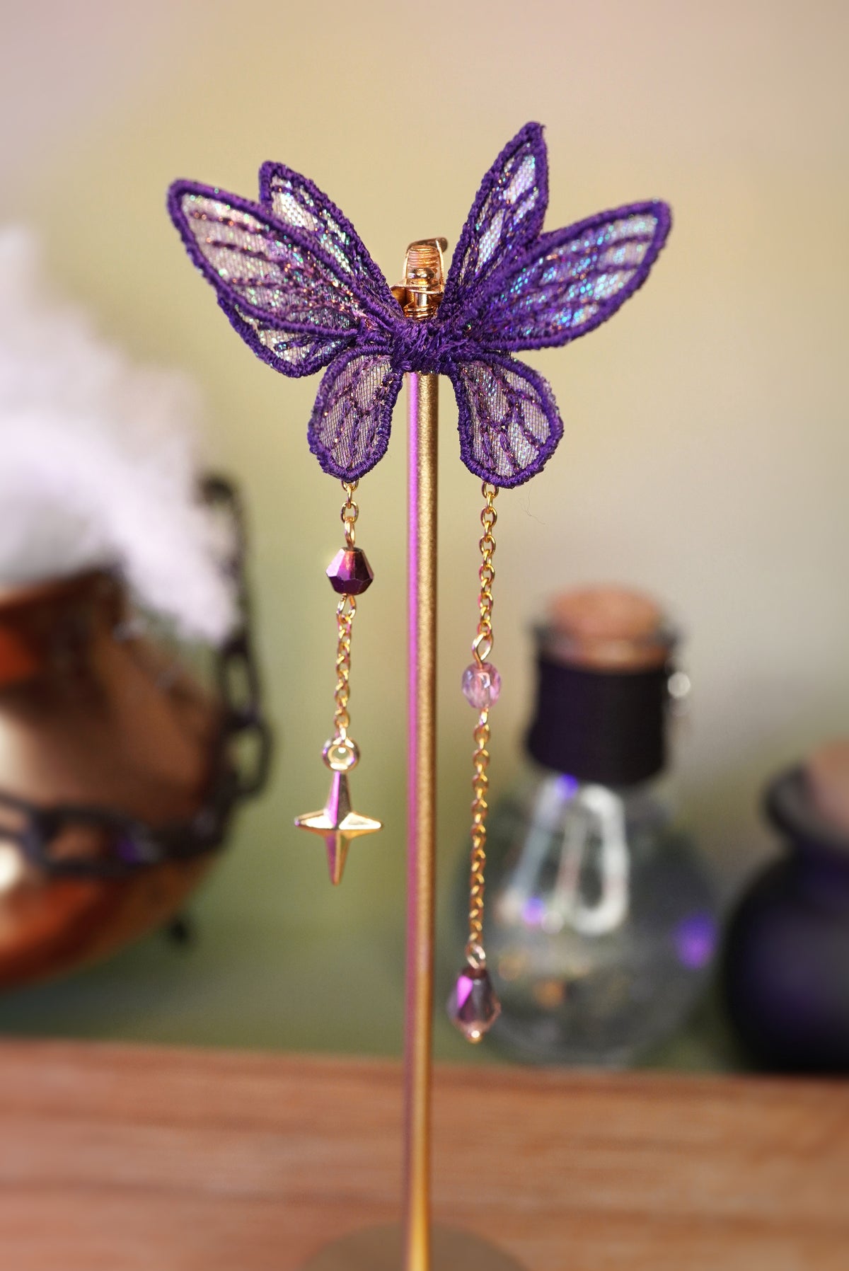 Pince Mini-fée Bijou "Rituel de la Lune" (doré ou argenté)