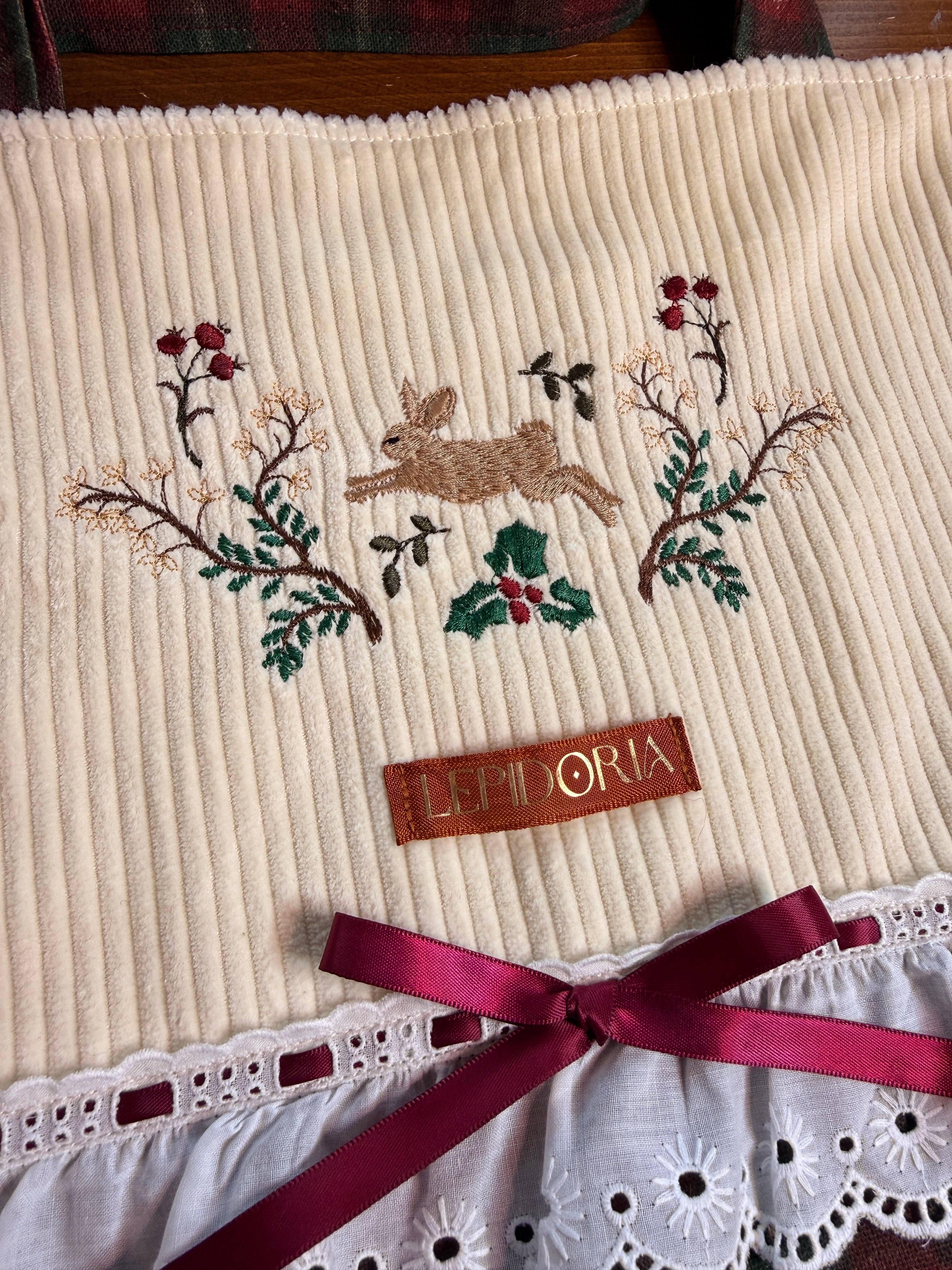 Tote bag "Lapin hivernal"