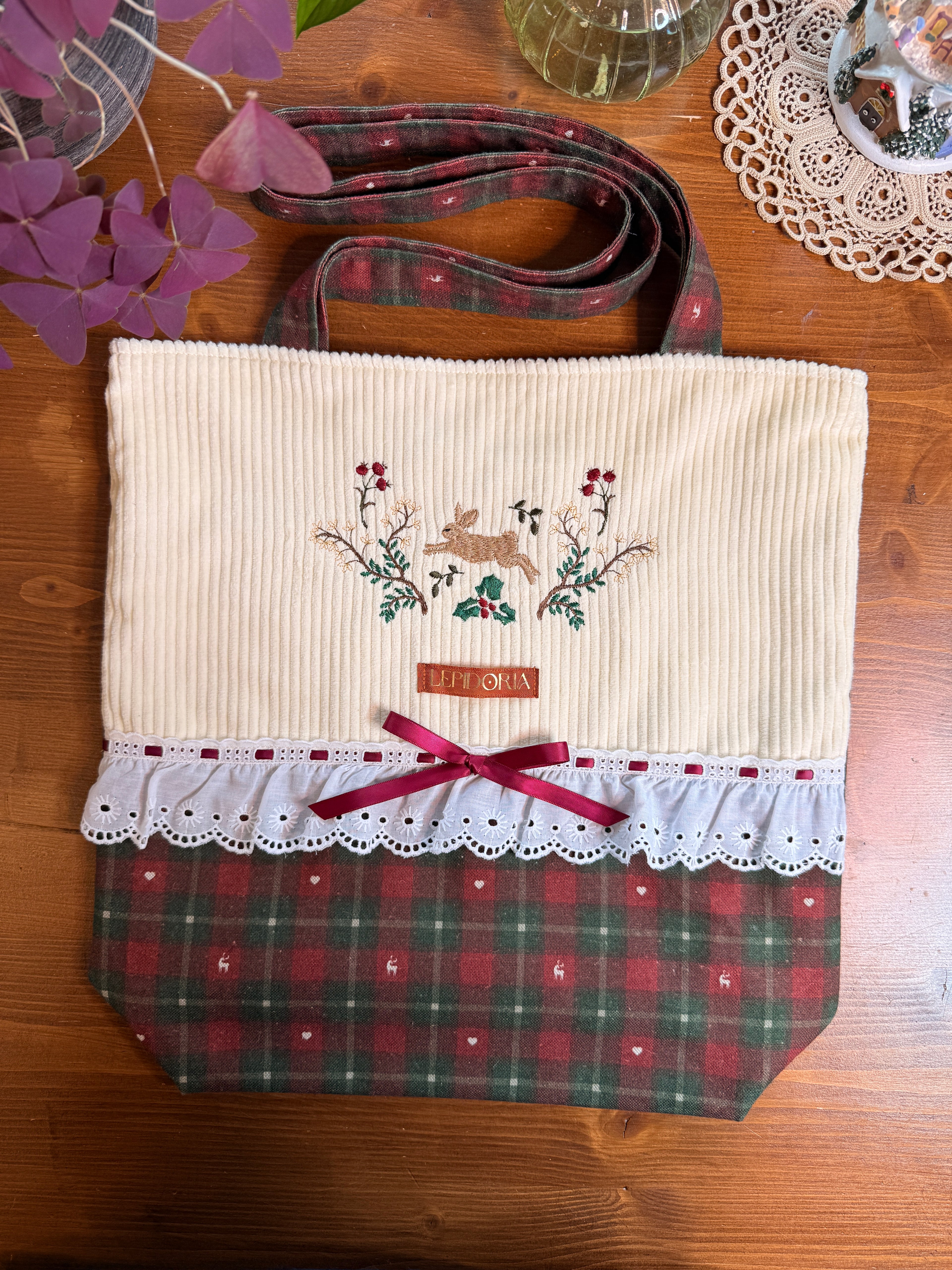 Tote bag "Lapin hivernal"