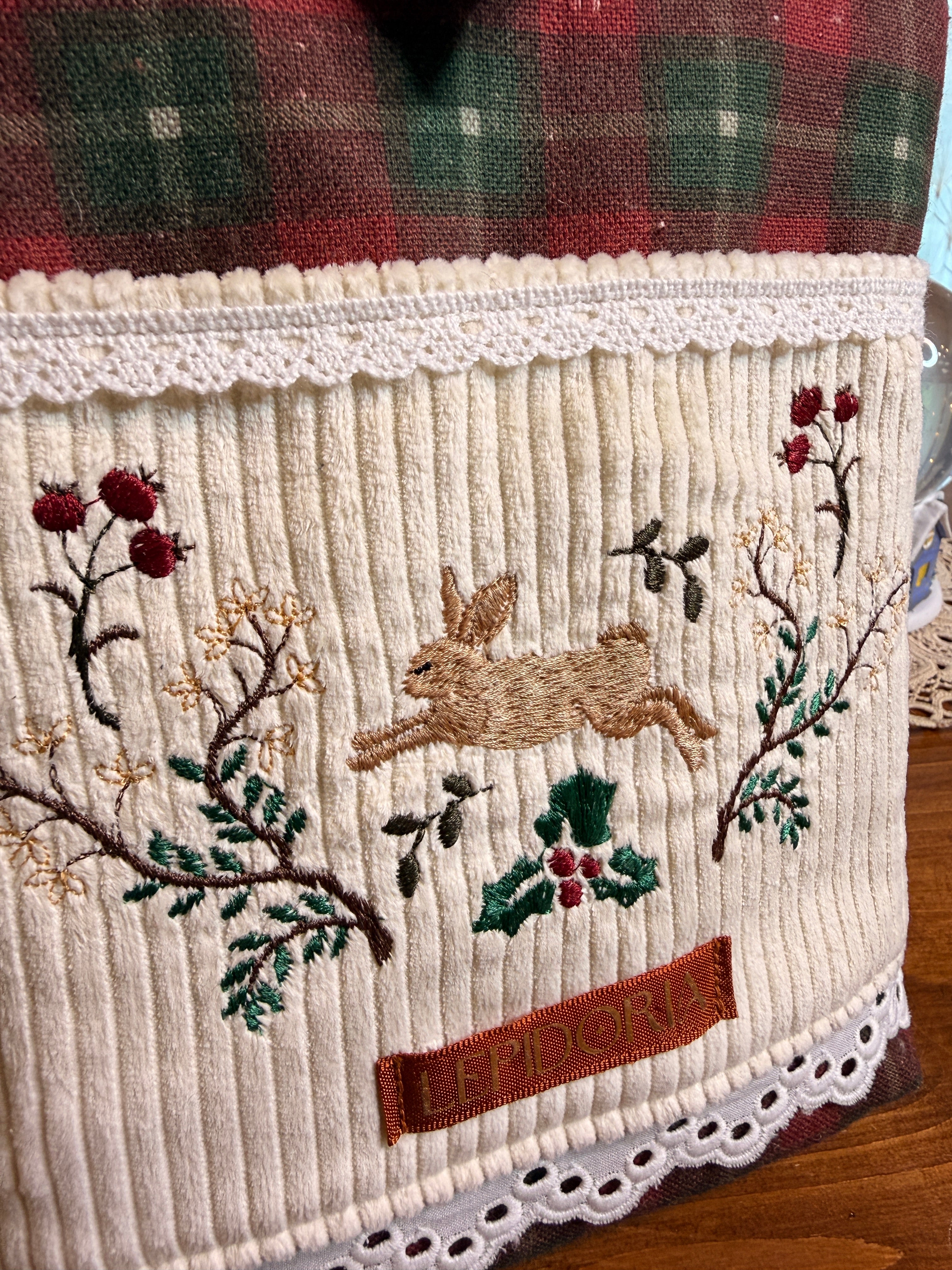 Pochette livre grand format "Lapin hivernal"