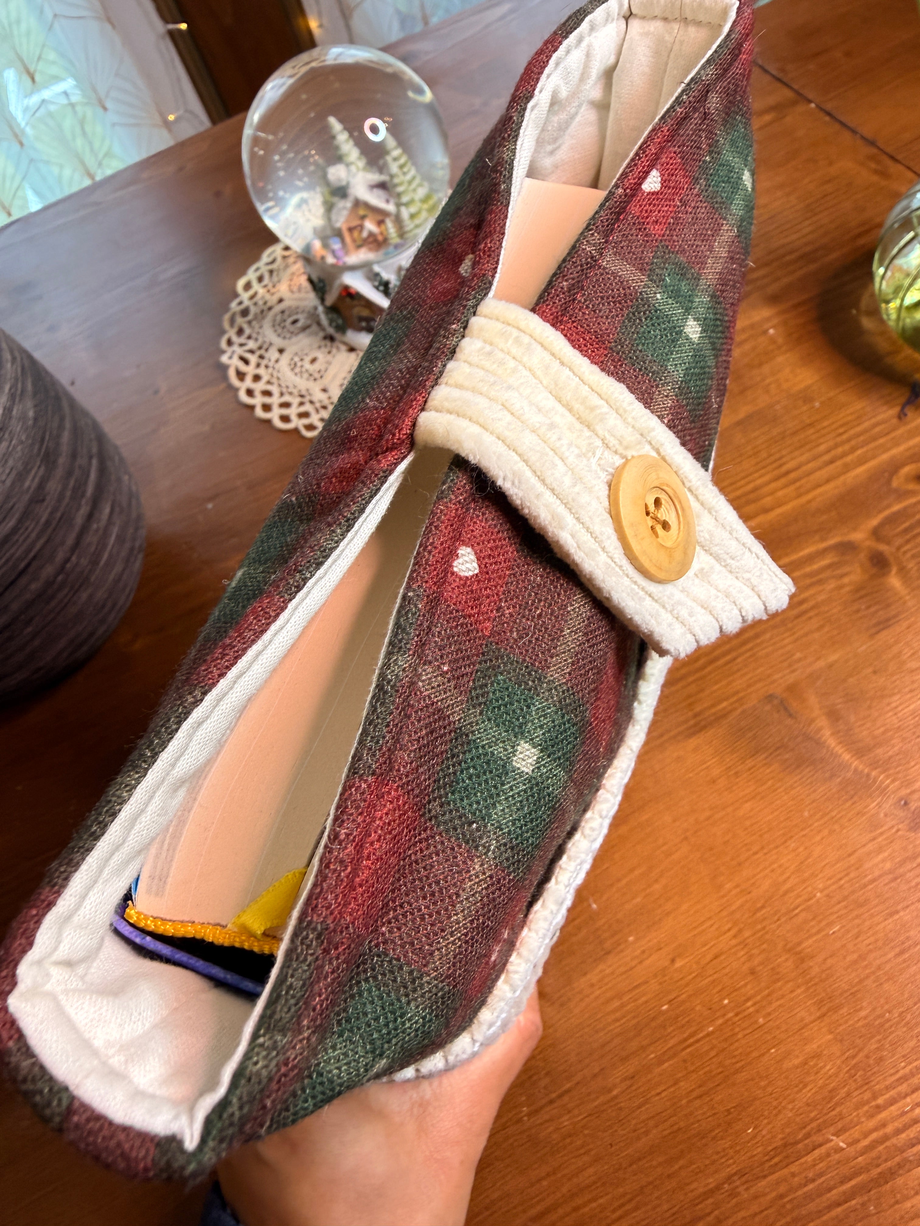 Pochette livre grand format "Lapin hivernal"