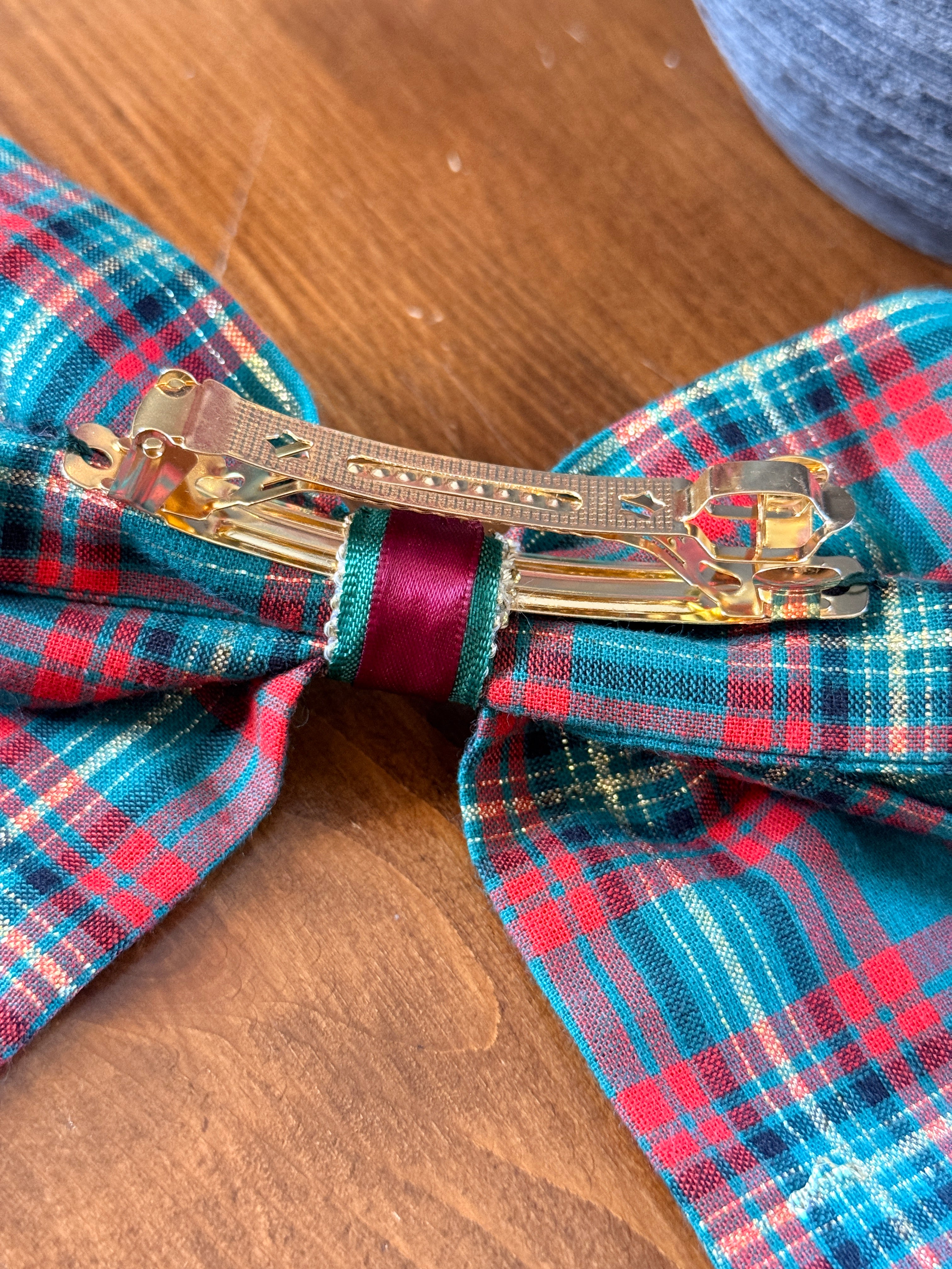 Noeud "Tartan vert de Noël"