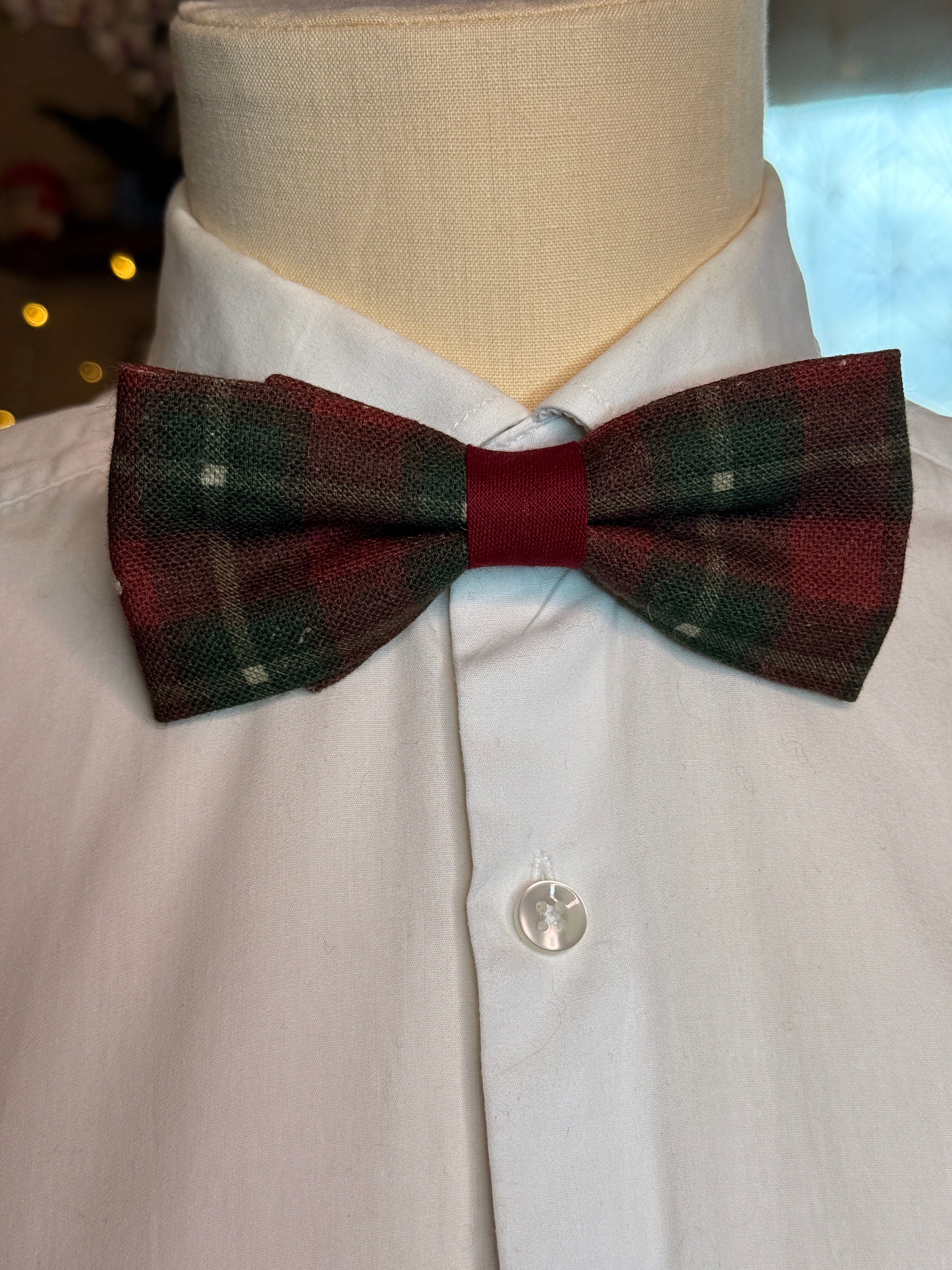 Noeud papillon "Cozy tartan"