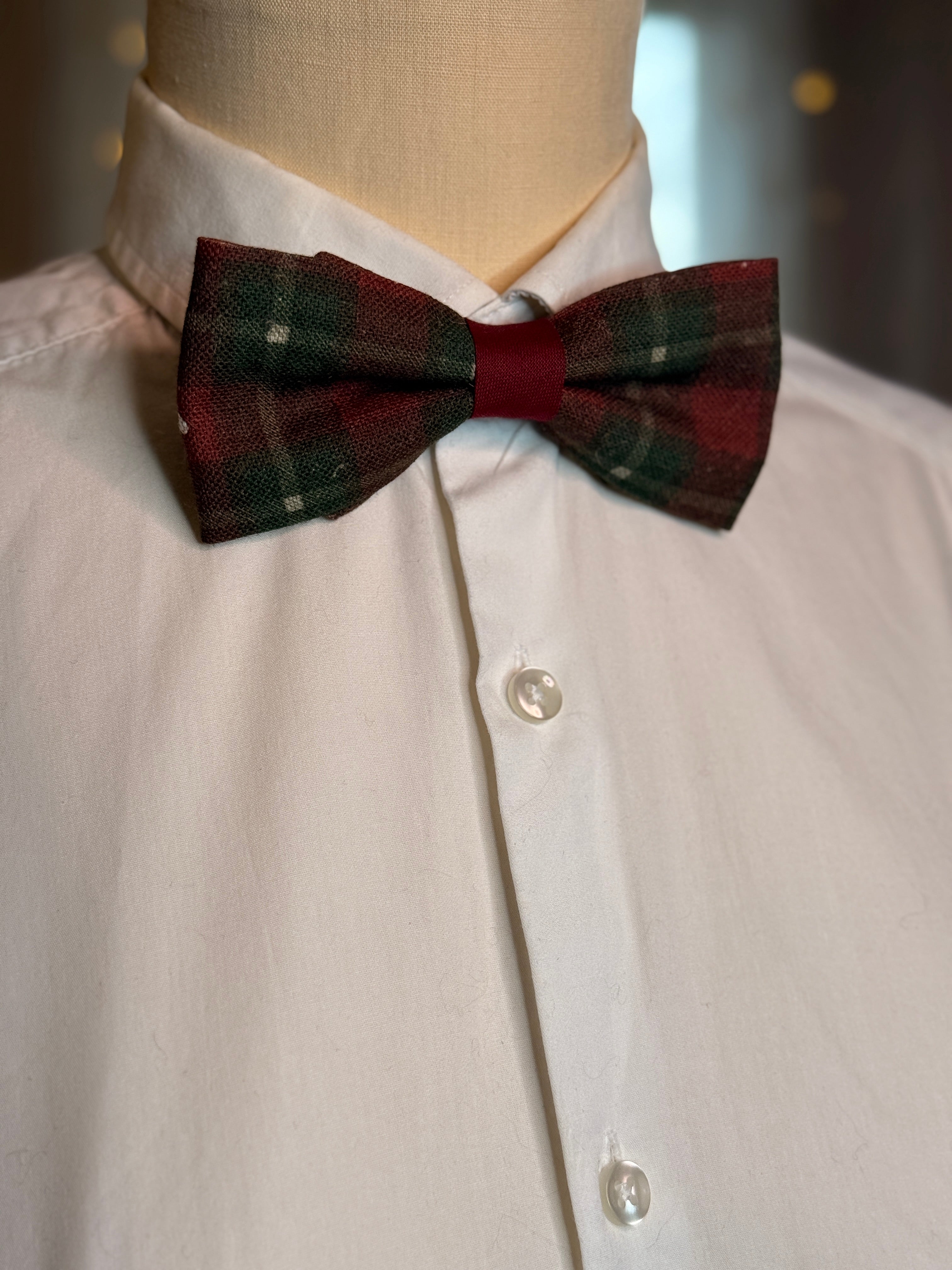 Noeud papillon "Cozy tartan"