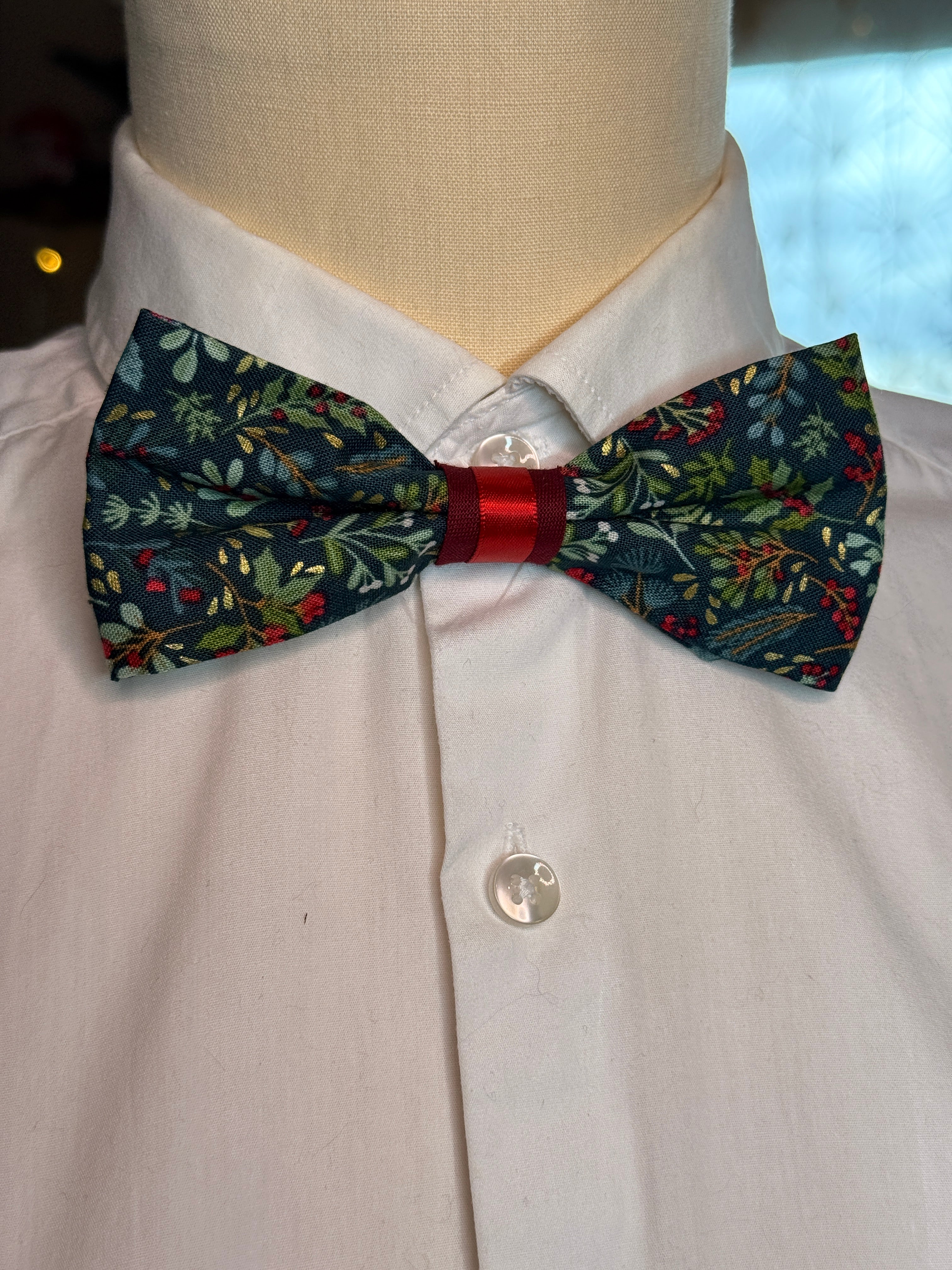 Noeud papillon "Forêt enchantée"