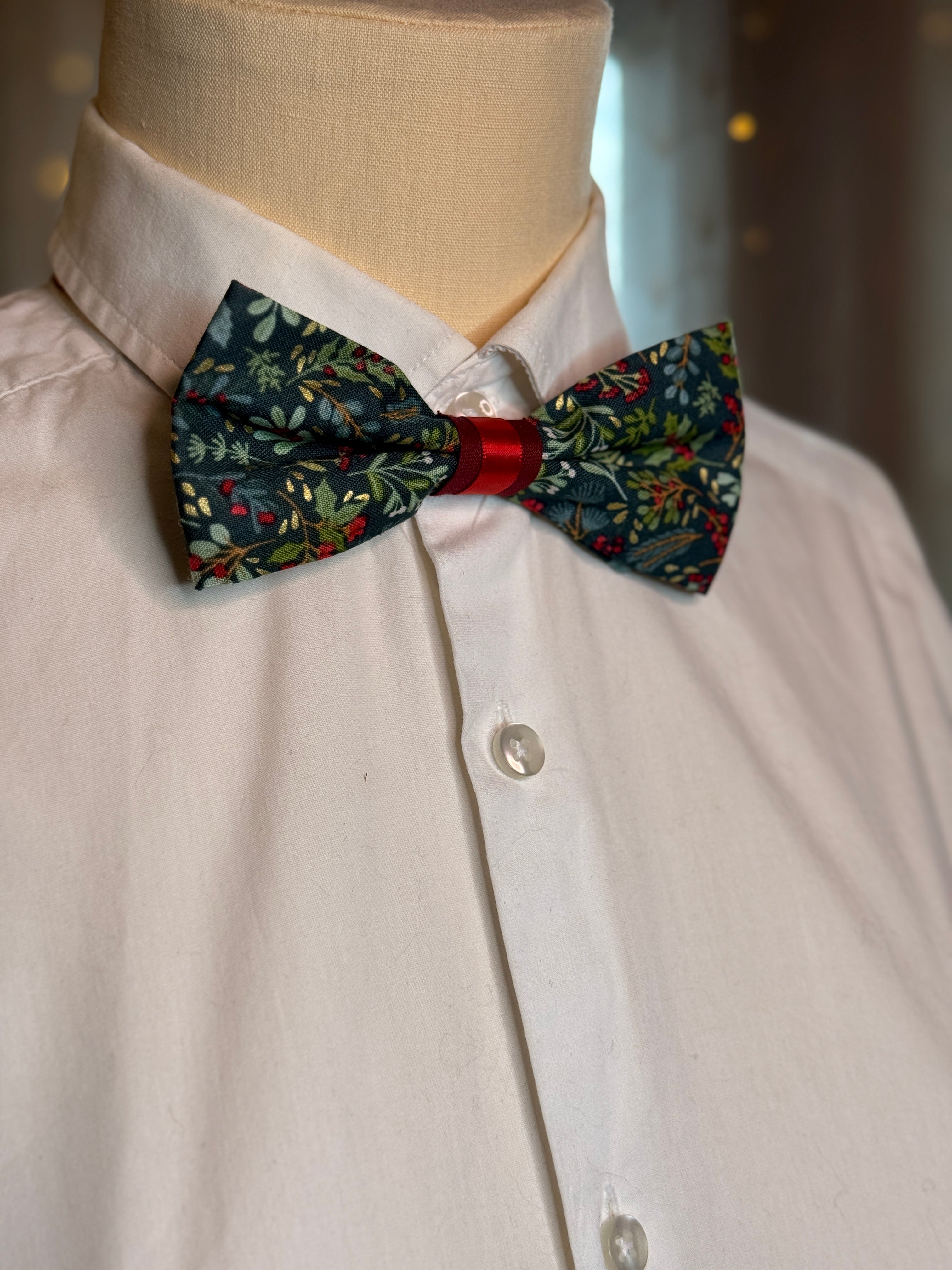 Noeud papillon "Forêt enchantée"