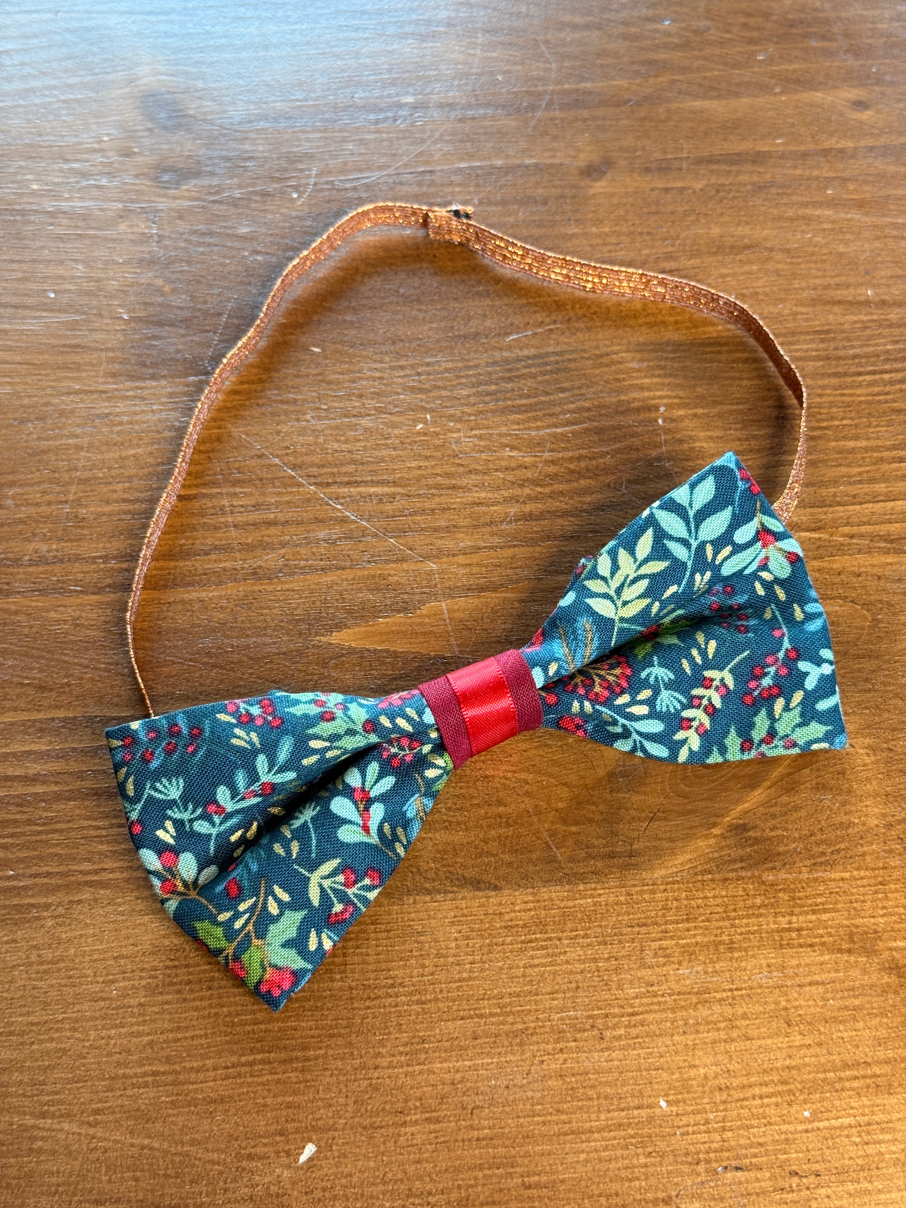 Noeud papillon "Forêt enchantée"