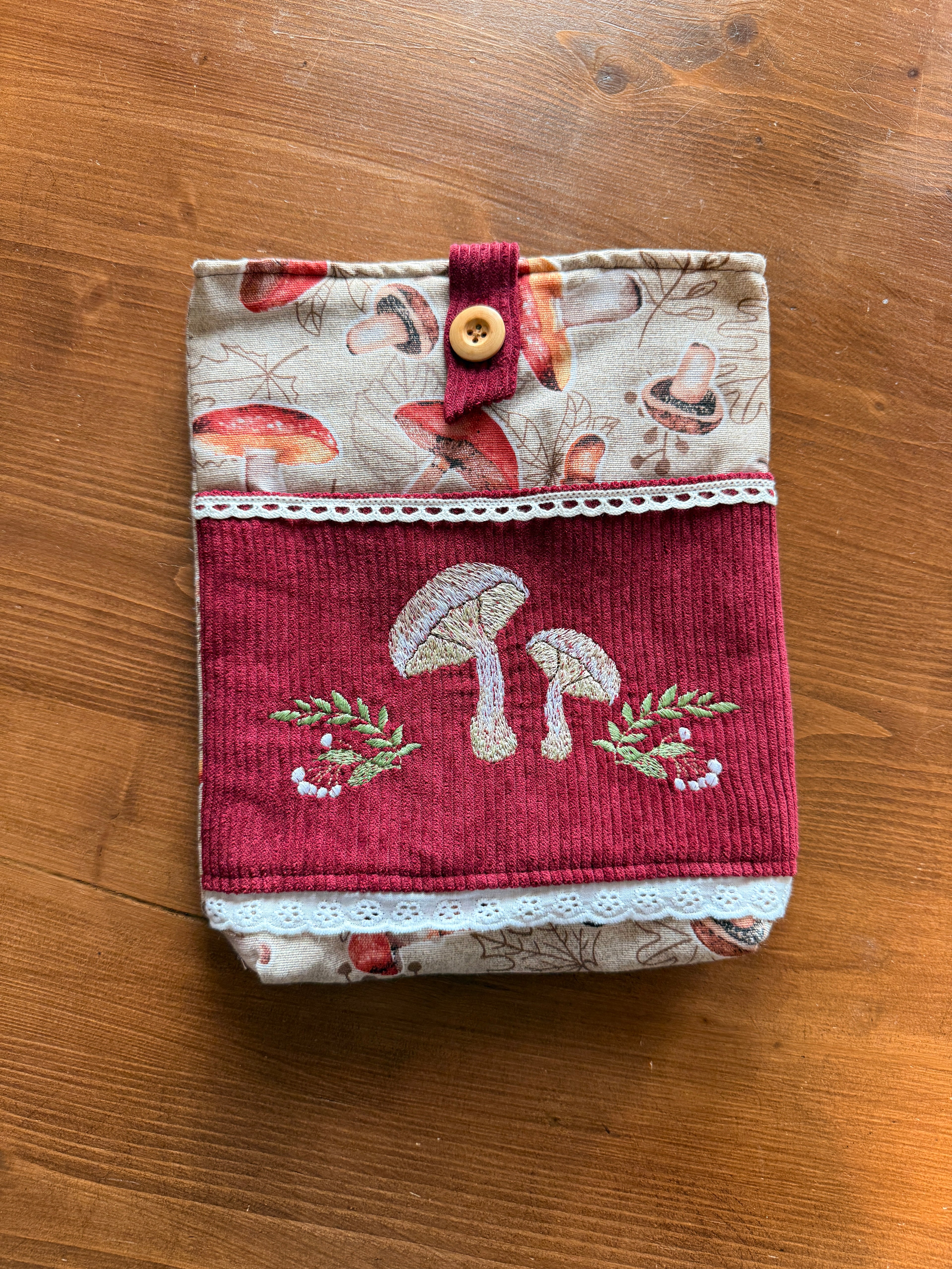 Pochette livre grand format "Champignons"