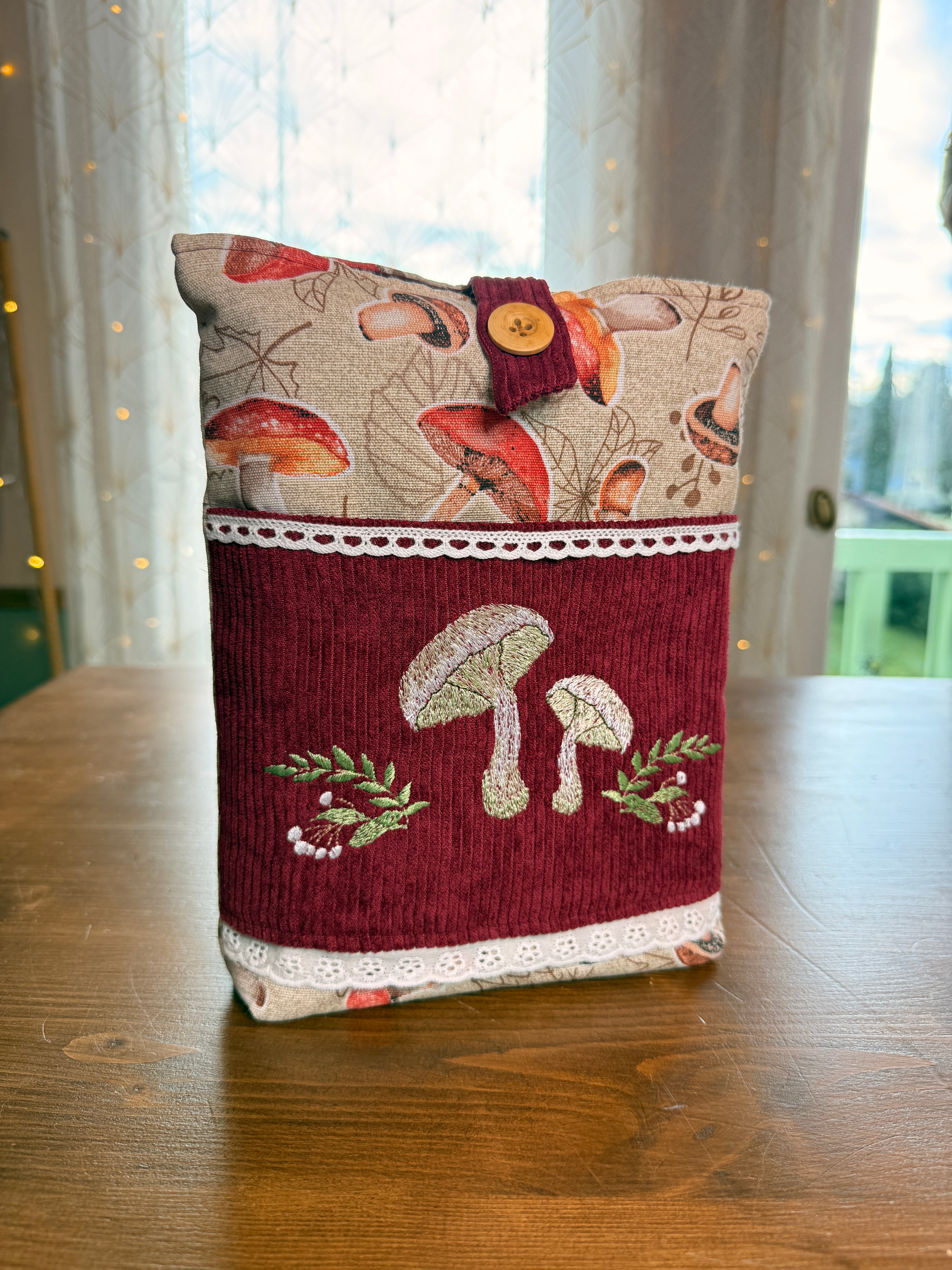 Pochette livre grand format "Champignons"