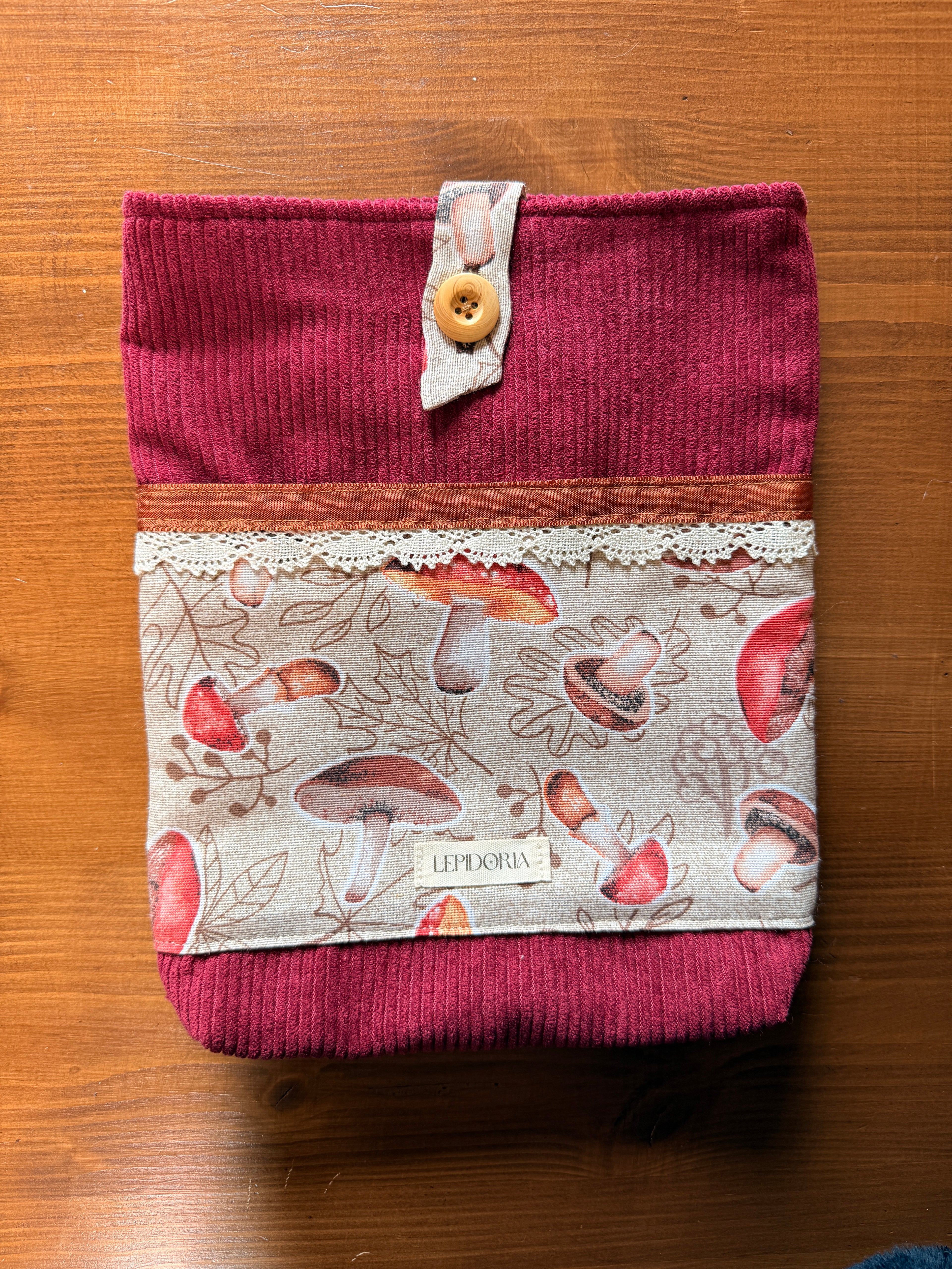 Pochette livre grand format "Cueillette aux champignons"