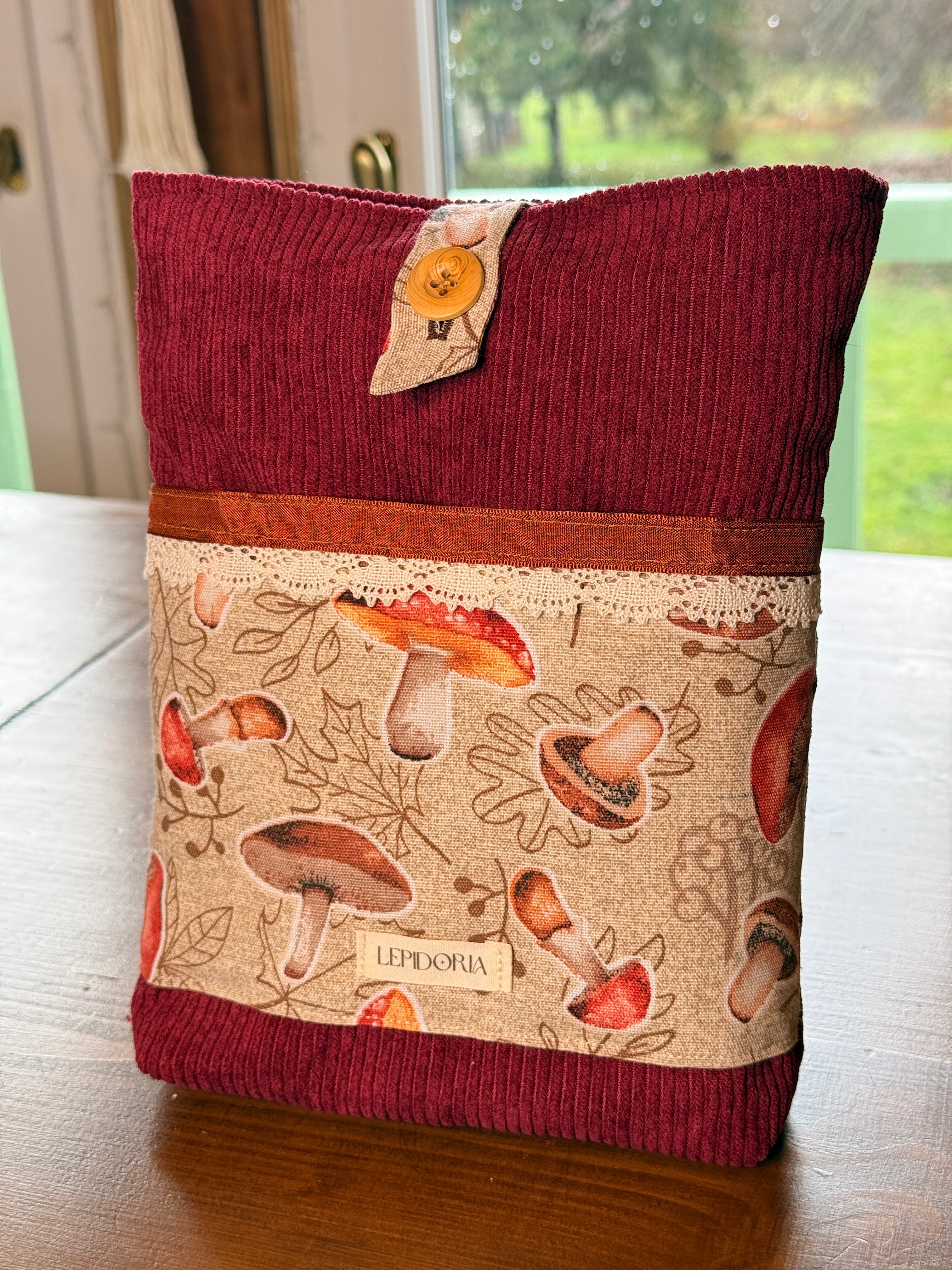 Pochette livre grand format "Cueillette aux champignons"