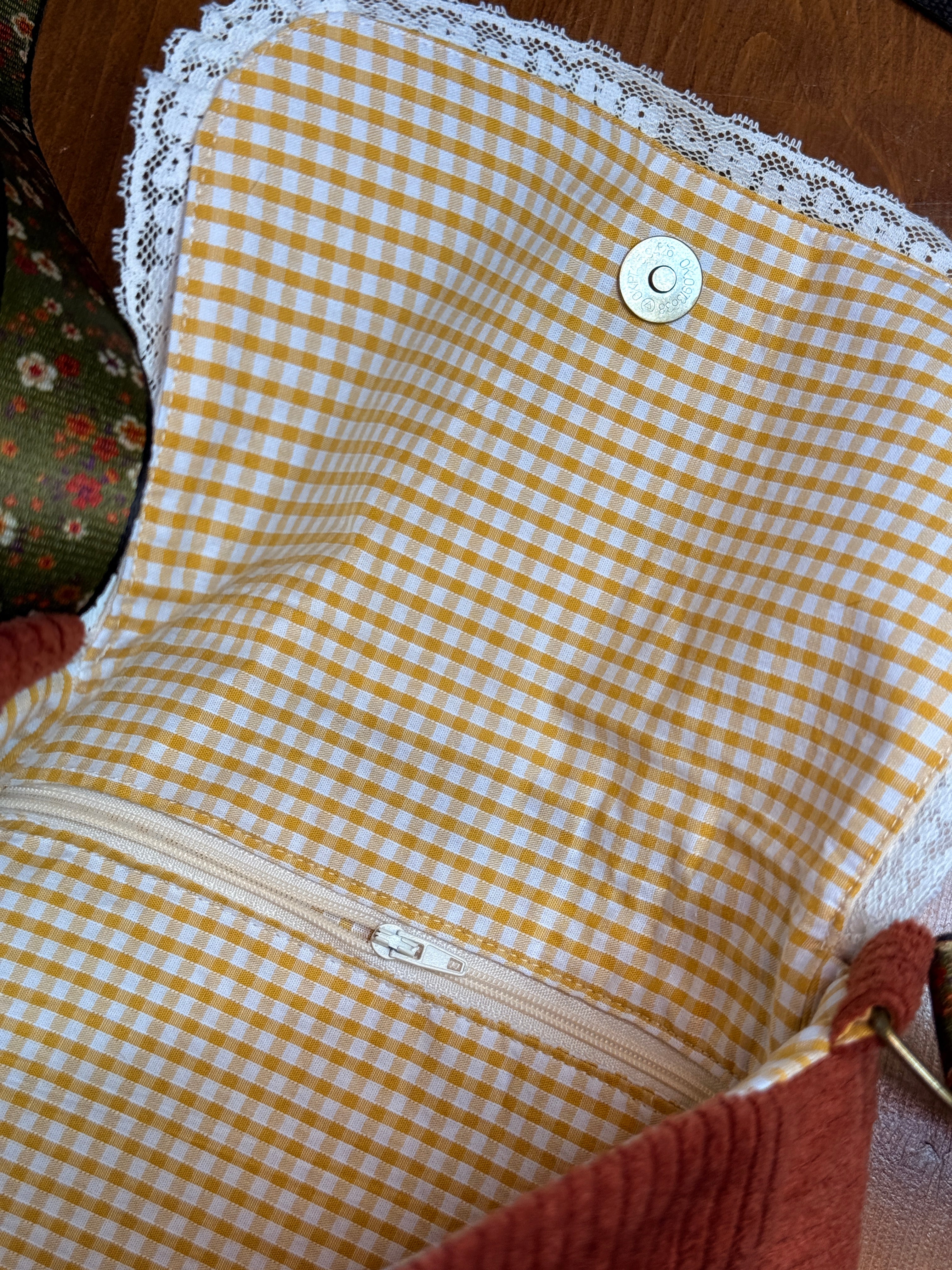 Sac messager - Lapin d'automne