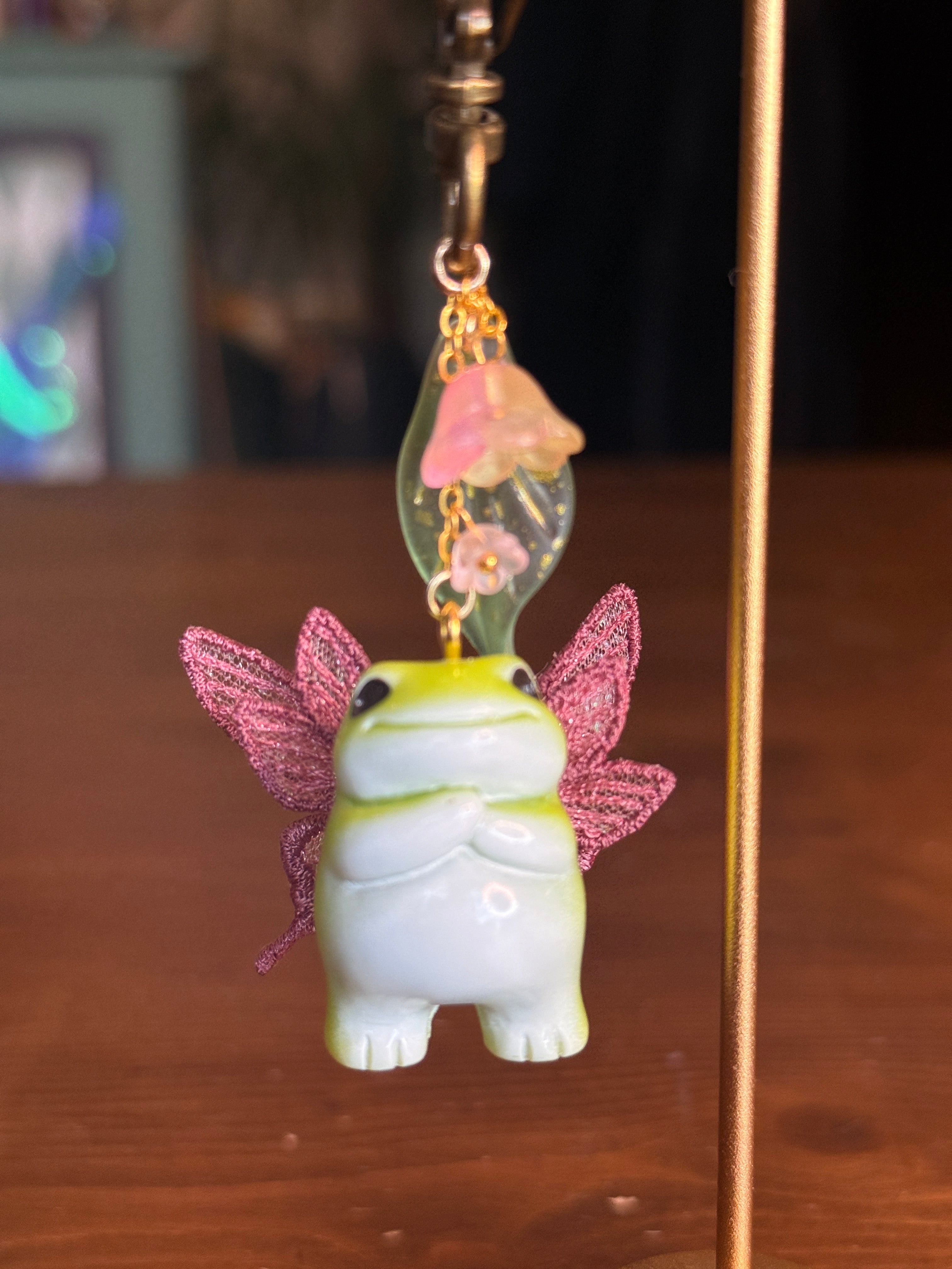 Porte-clés Grenouilles féériques