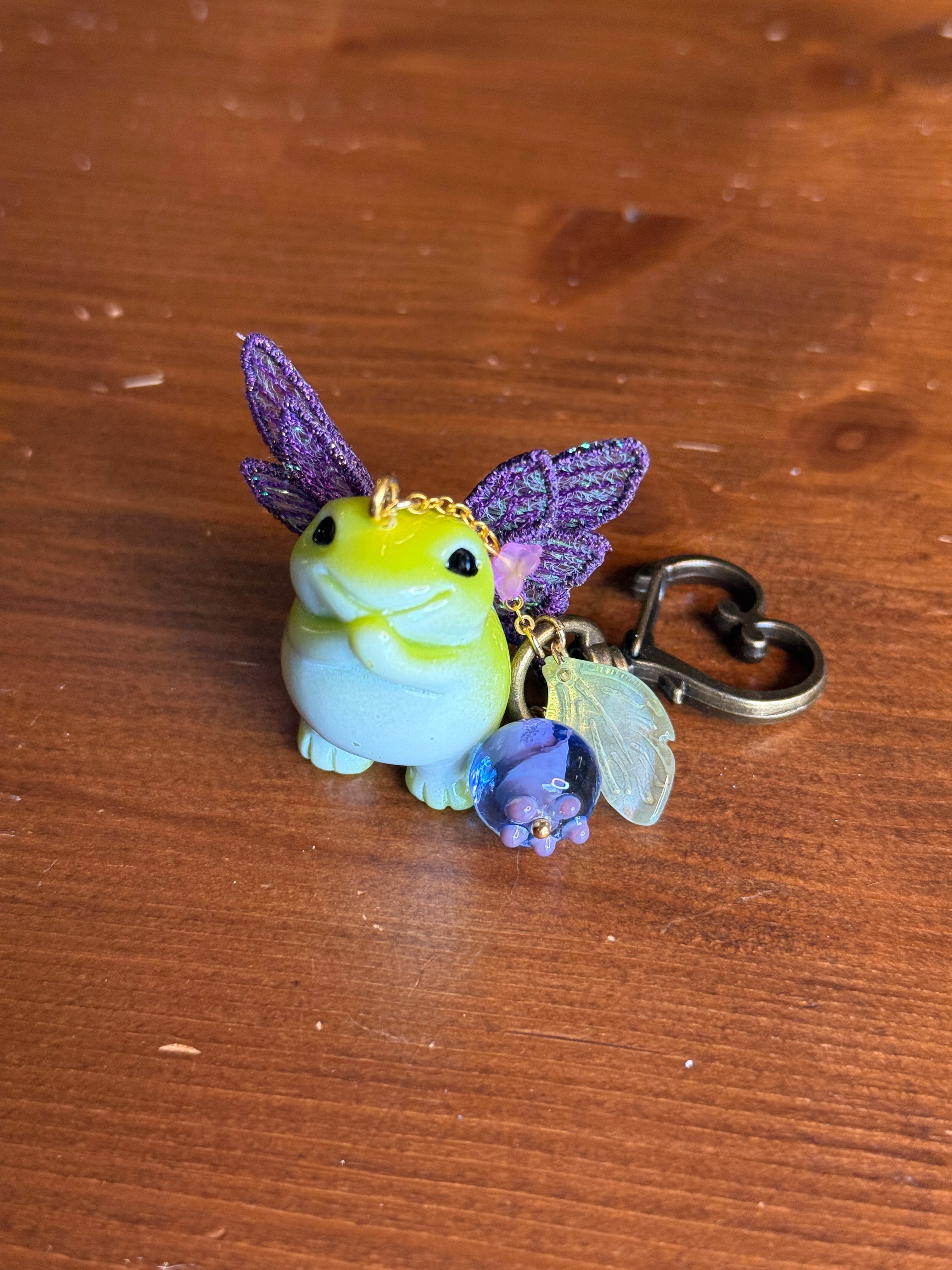 Porte-clés Grenouilles féériques