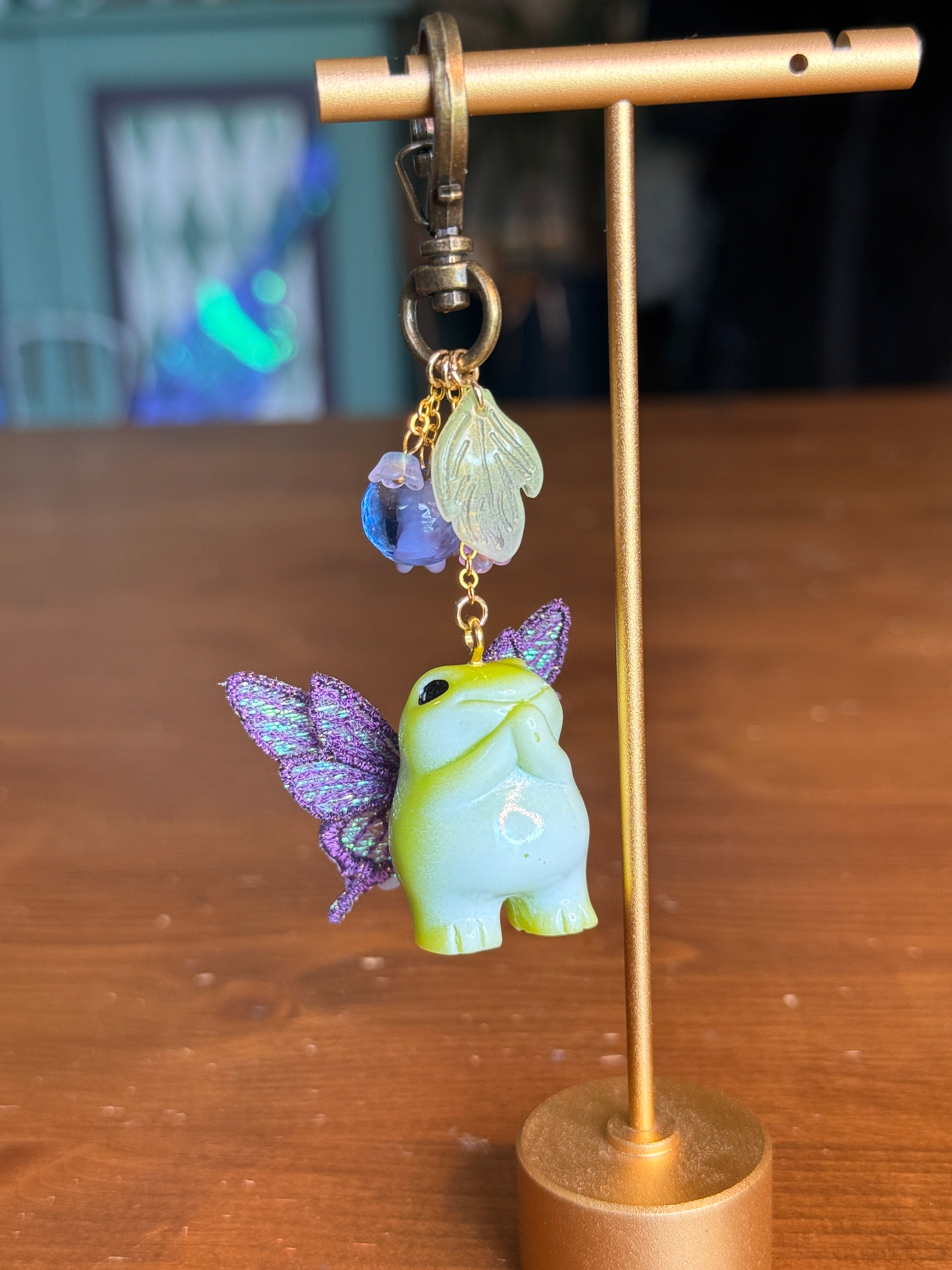 Porte-clés Grenouilles féériques