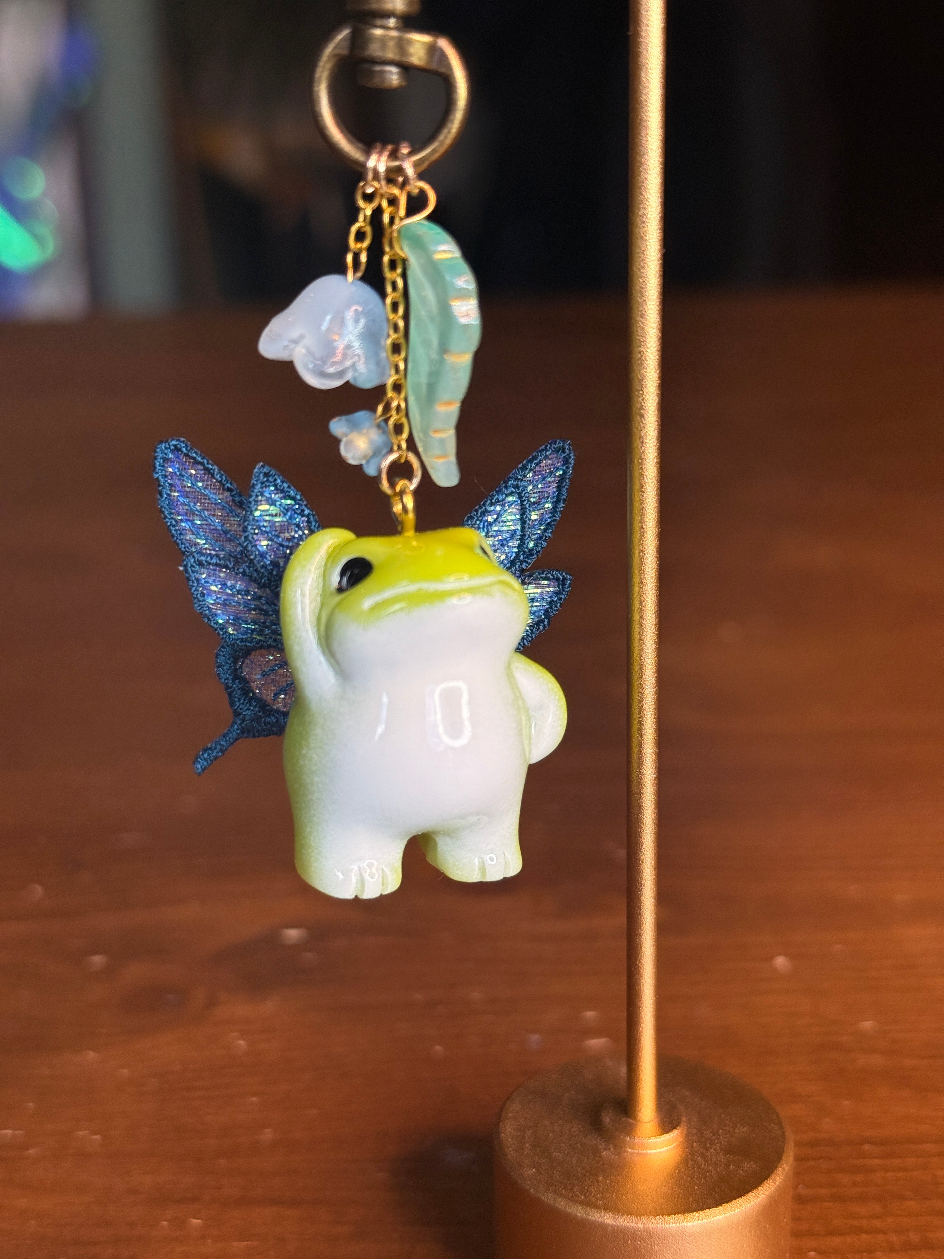 Porte-clés Grenouilles féériques