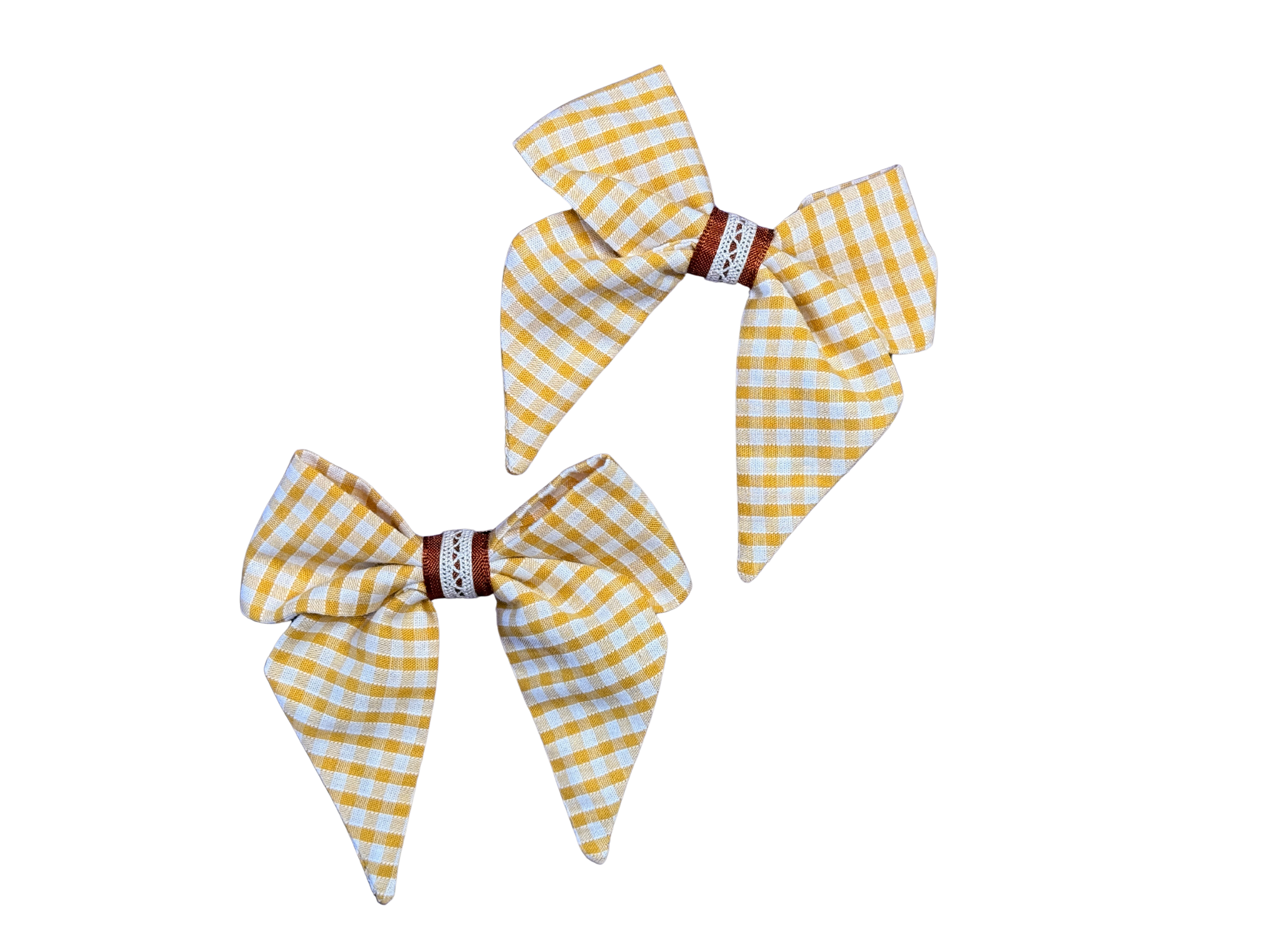 Petis nœuds  - Vichy d'automne